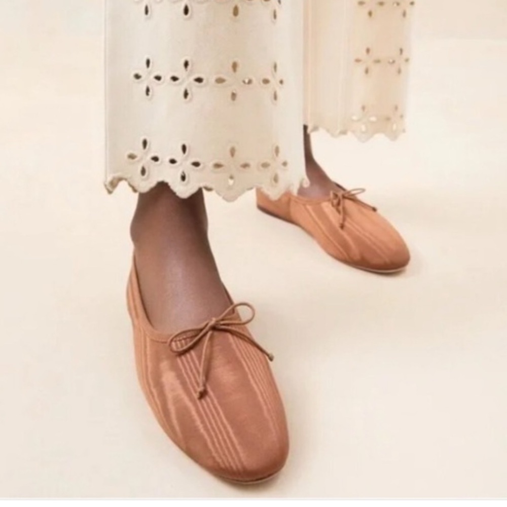 Loeffler Randall Tan Moire Women's Flats